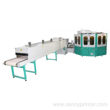 IR Curing Silkscreen Printing Machine for Feeder Bottle